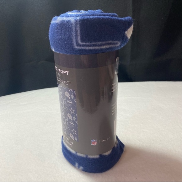 Dallas Cowboys NFL Super Soft Plush Bed Blanket 40" X 50" New - Picture 4 of 7